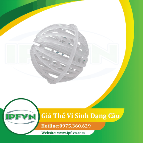 Giá thể vi sinh dạng cầu D50