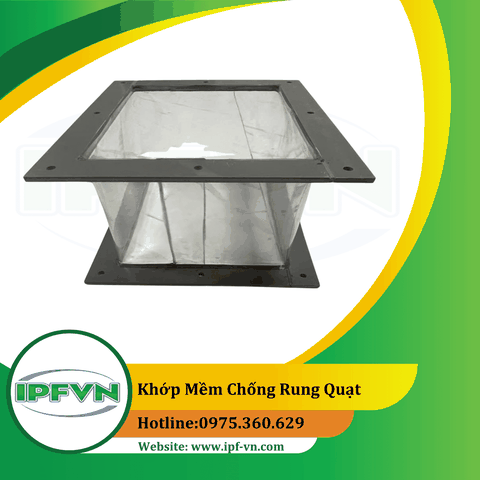 Khớp mềm chống rung quạt (nhựa PVC trong suốt)