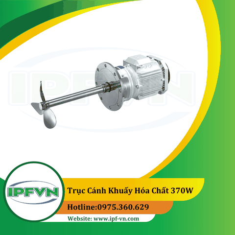 Trục cánh khuấy hóa chất 370W