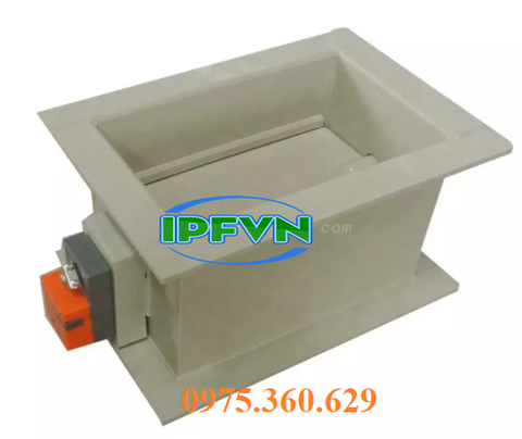 Van khí vuông điện PP/PVC