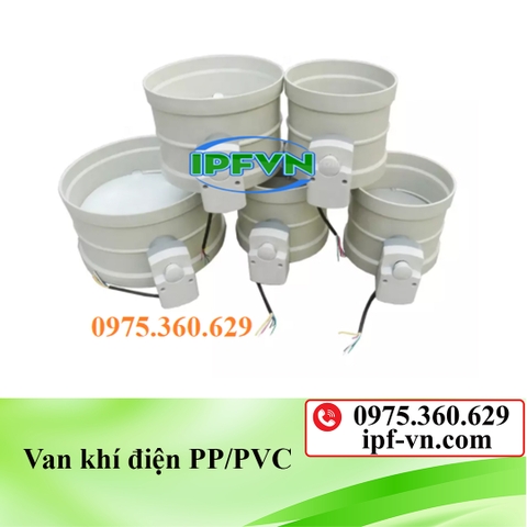 Van khí điện PP/PVC