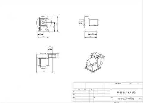 Quạt ly tâm cao áp FRP ( composite)