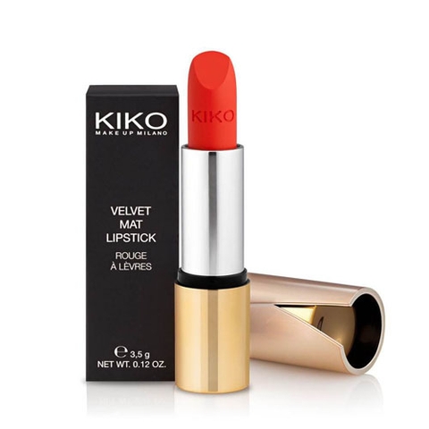 SON KIKO VELVET MAT 605 ORANGE RED ( ĐỎ CAM )