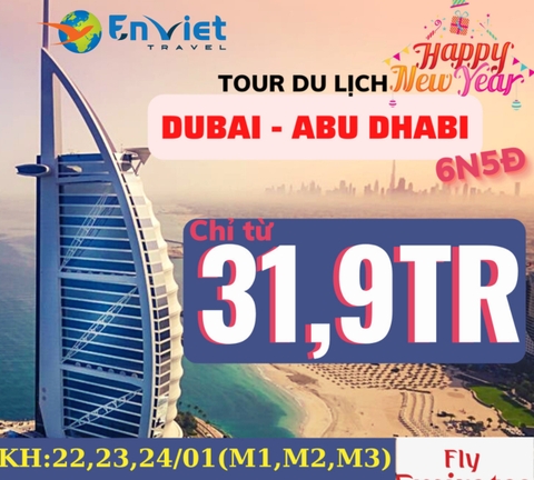 TOUR DU LỊCH DUBAI - SAFARI - ABU DHABI (6 ngày - 5 đêm)