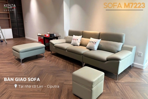SOFA M7223 – Bàn Giao Thành Công Tại KĐT Ciputra| Sự Lựa Chọn Hoàn Hảo Cho Không Gian Hiện Đại