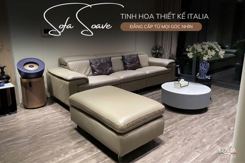 Sofa Soave Made in Italy – Biểu Tượng Đẳng Cấp Ý Cho Không Gian Sống