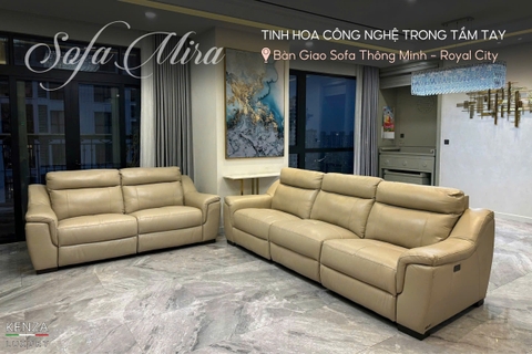 ✨ SOFA MIRA – Khi Công Nghệ Và Thẩm Mỹ Châu Âu Giao Hòa Trong Không Gian Sống Hiện Đại