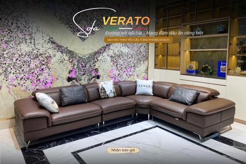 Sofa Verato – Thiết Kế Chuẩn Ý Nâng Tầm Không Gian Sống