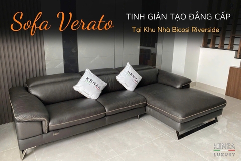 Sofa Verato – Tinh Giản Nhưng Đẳng Cấp Chuẩn Phong Cách Ý