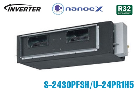 Điều hòa Panasonic nối ống gió inverter 1 chiều công suất 24.200btu S-2430PF3H+U-24PR1H5+ CZ-RTC4
