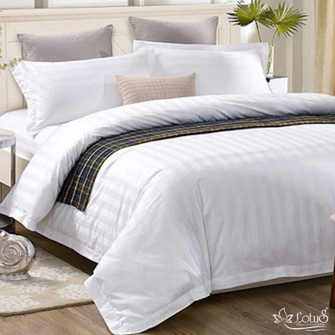 Bộ chăn ga gối đệm khách sạn White Lotus