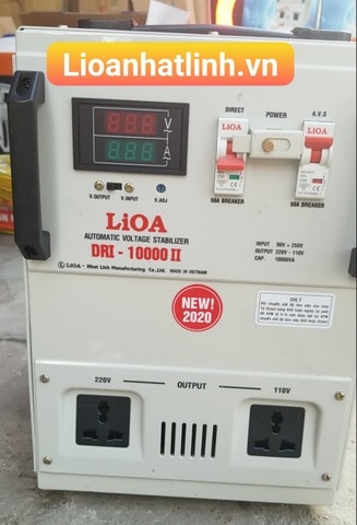 Ổn áp lioa 10 kva DRI (90V~250V)