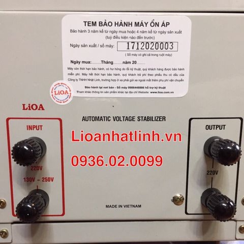 lioa_2kva_dải_50_v