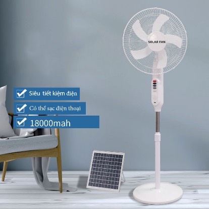 Quạt tích điện năng lượng mặt trời solafan