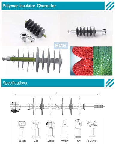 Sứ chuỗi Polymer 24kV