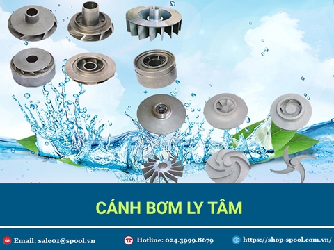 Cánh bơm ly tâm - Phân loại cánh bơm ly tâm phổ biến