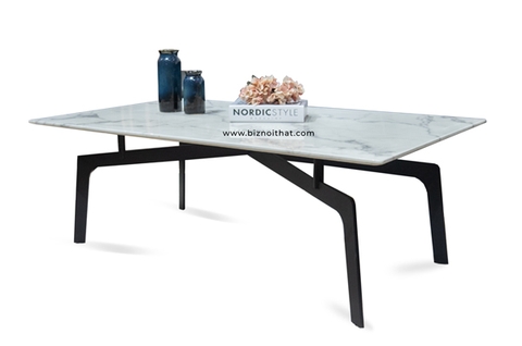 Bàn Trà Phòng Khách Mặt Đá Marble-8074