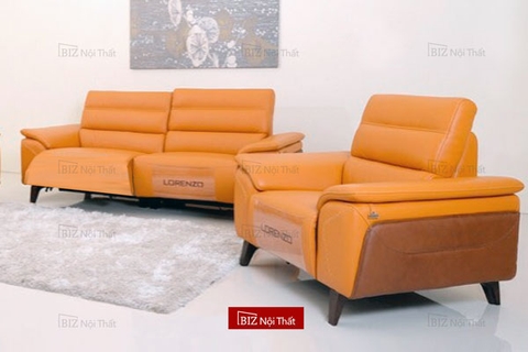 Bộ Sofa chất liệu da bò Ý Lorenzo SF-5792 (da dày 1,5mm) nhập khẩu Malaysia