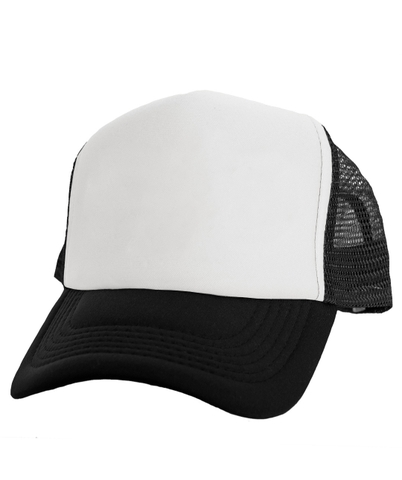 Phôi nón lưới trắng đen