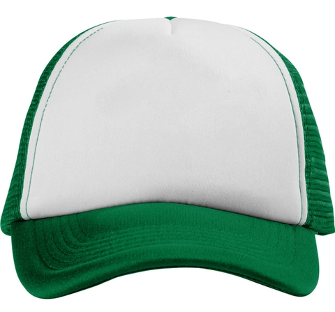 Phôi nón lưới xanh trắng