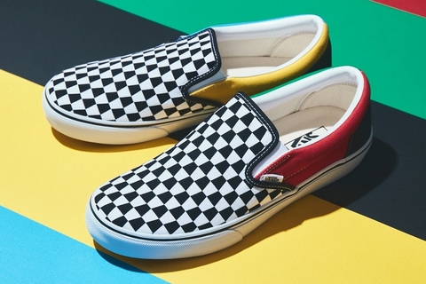VANS SLIP-ON “TRAPEZOID” HỌA TIẾT CARO HÌNH THANG LẠ MẮT
