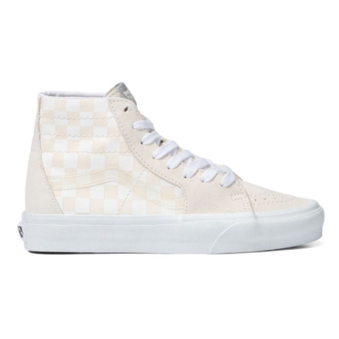 Giày VANS SK8-HI TAPERED CRYSTAL SIDESTRIPE WHITE CHECKERBOARD