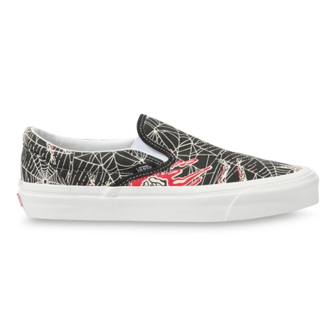 VANS ANAHEIM FACTORY 98 DX SLIP-ON SPIDER WEB