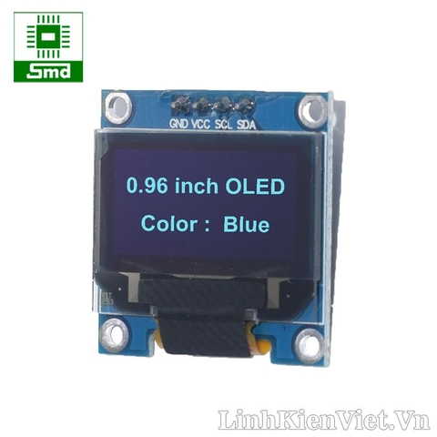 Màn hình OLED 0.96 inch giao tiếp SPI màu xanh dương