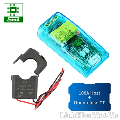 Công tơ điện tử AC PZEM-004T giao tiếp TTL cảm biến mở