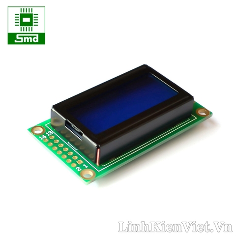 Màn hình LCD 0802A Xanh dương