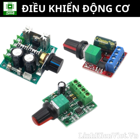 Mạch điều khiển tốc độ động cơ ( Băm xung PWM) 2A(1.8V-15V), 5A(4.5V-35V),10A(12V-24V)