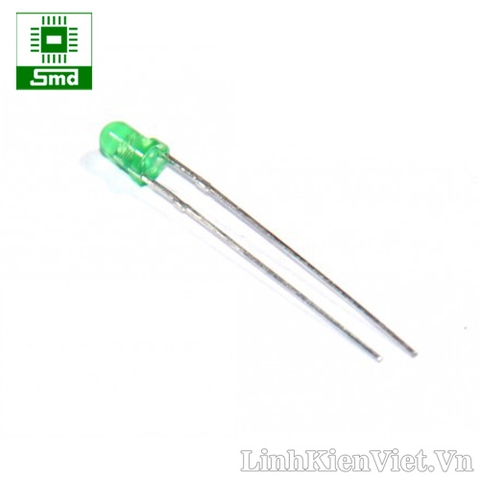 LED 3mm Xanh lá (Có màu)