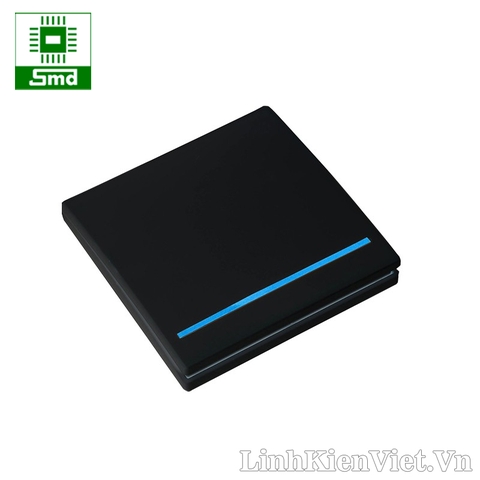 Công tắc không dây dán tường phát sóng RF 433MHz - 1 nút (Màu đen)