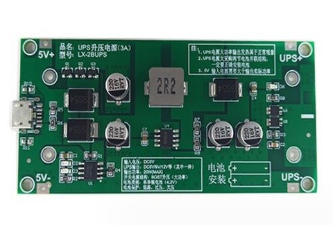 Mạch UPS 15W sạc xả liên tục cho pin lithium