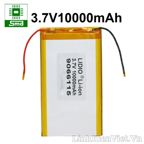 Pin lithium 9066115 10000mAh 3.7V