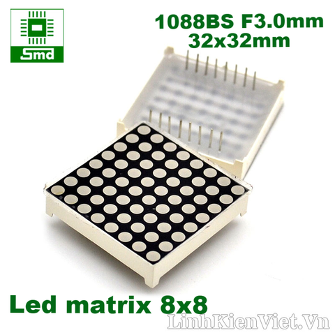 Led matrix 8x8 F3.0mm (1088BS - 32x32mm)