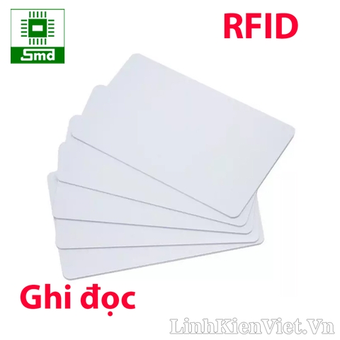 Thẻ RFID 125Khz (loại thẻ trắng) ghi đọc nhiều lần