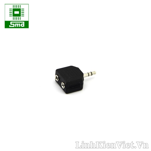 Jack Audio đực 3.5mm hai đầu ra cái 3.5