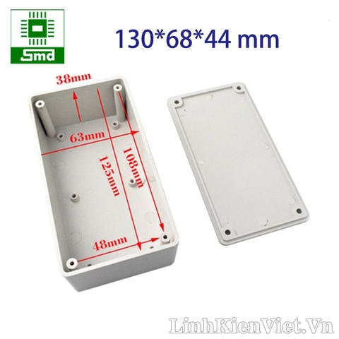 Hộp nhựa 130x68x44mm