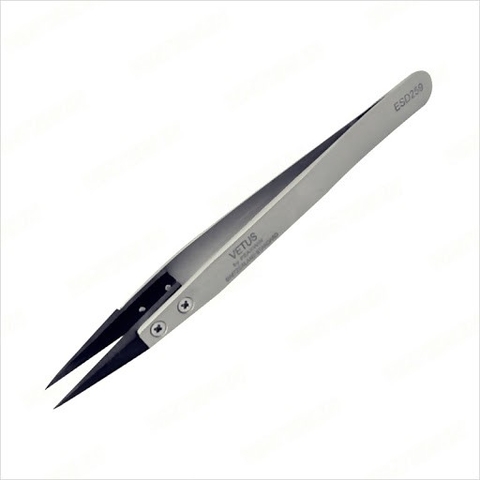 Nhíp chống tĩnh điện ESD inox chống gỉ đầu nhựa chống tĩnh điện