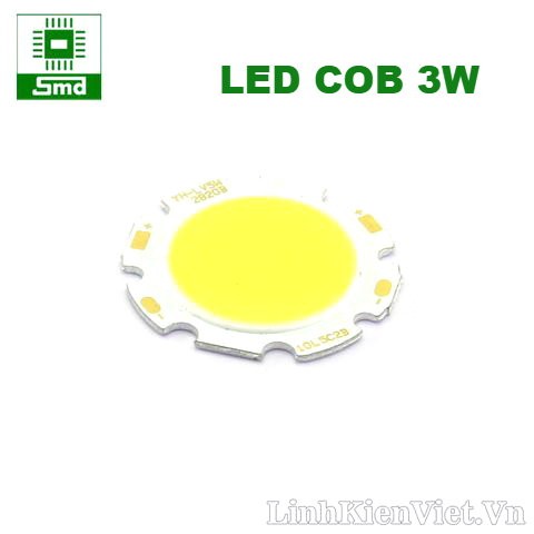 Led COB 3W 11mm Sáng Trắng