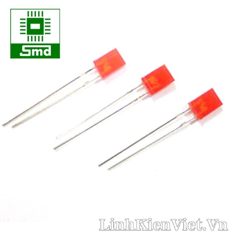 LED Chữ nhật 2*5*7mm Đỏ (có màu)