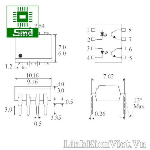 TLP521-2 DIP-8