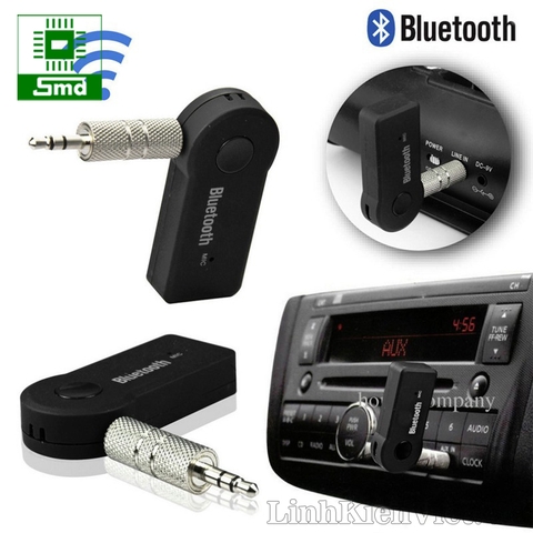Bộ thu Bluetooth Audio 4.0 kèm pin (1 nút nhấn) (chuyển loa thường thành loa buetooth)