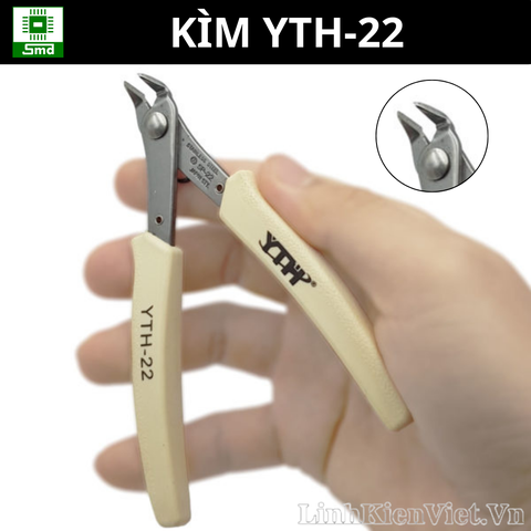 Kìm cắt chân linh kiện thép không gỉ YTH đầu thẳng cong các loại