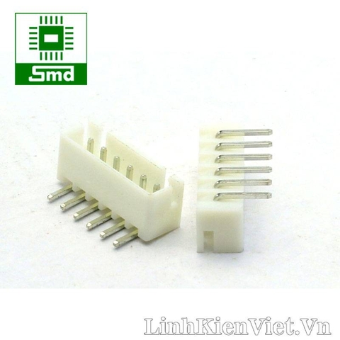 Xh2.54-6AW đực 6 chân cong