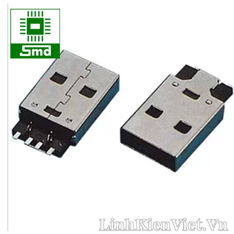 Chân USB Type A đực SMD (Chân giữa)