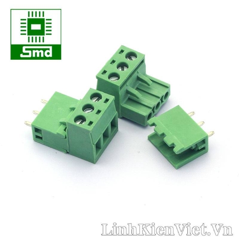 2EDG-3P-5.08MM Thẳng 3 chân