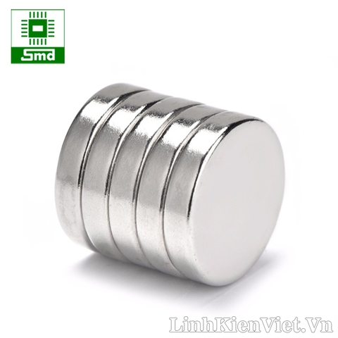 Nam châm đất hiếm 20x4mm lỗ vít 5mm