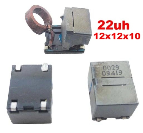 12x12x10 220 22uh Cuộn cảm đôi lọc ClassD (Hàng tháo máy)